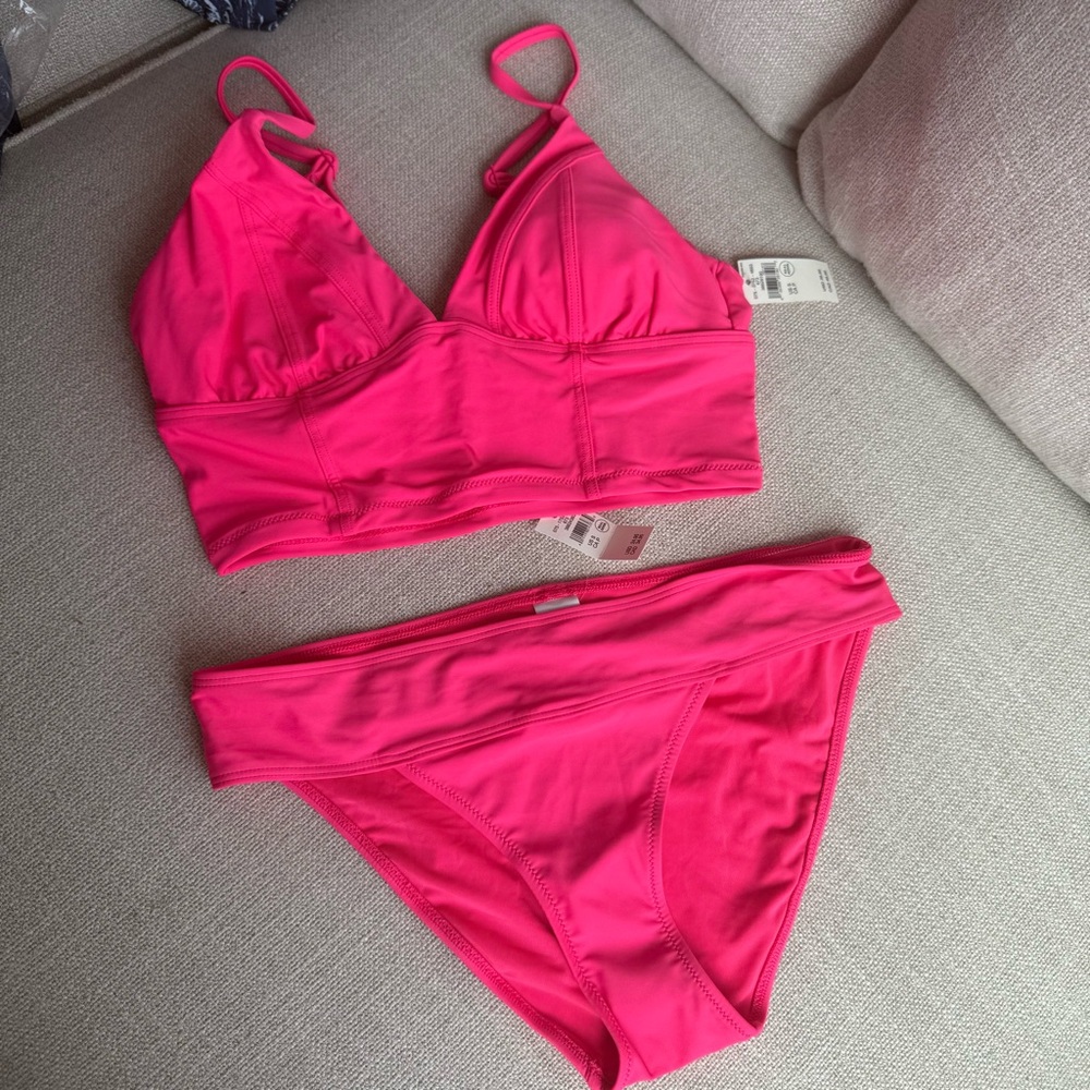 Aerie Bright Pink Bikini Bottom
